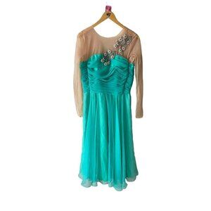 Vintage Lilli Diamond California Women's 1950's Cocktail Dress - Large